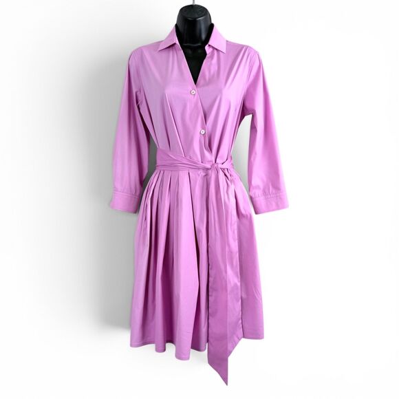 0039 Italy Dresses & Skirts - 0039 italy jule barbiecore preppy old money poppy pink women's dress XS